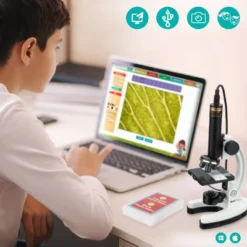 Premium 85pc Kids STEM Microscope Kit With Digital Camera, Kids' Software And More - AmScope 9 Premium 85pc Kids STEM Microscope Kit With Digital Camera, Kids' Software And More - AmScope -OUTSUNNY Shop GUEST 01dc77e7 015c 4f54 9638 f588d3e6be97