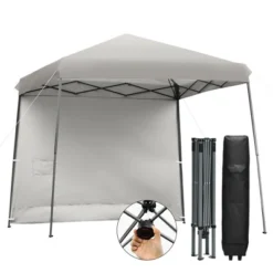 Costway 10ft X 10ft Pop Up Tent Slant Leg Canopy W/ Roll-up Side Wall 26 Costway 10ft X 10ft Pop Up Tent Slant Leg Canopy W/ Roll-up Side Wall -OUTSUNNY Shop GUEST 03f150fa b6c5 469c a447 97823a1ec029