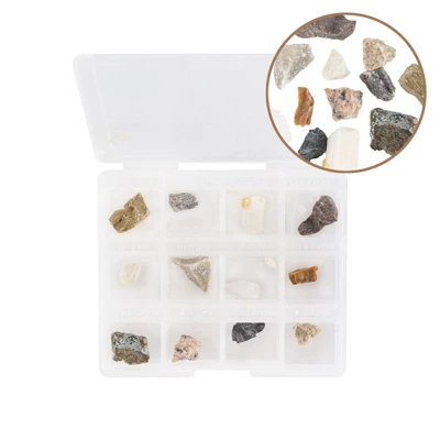 Premium Rock And Mineral Collecting Kit With Kids' 20X Portable Dual-Light Stereo Microscope - AmScope 3 Premium Rock And Mineral Collecting Kit With Kids' 20X Portable Dual-Light Stereo Microscope - AmScope