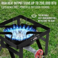 Hike Crew Single-Burner Camping Stove, Portable Propane Stovetop -OUTSUNNY Shop GUEST 04ff1315 72eb 427e 8bf7 a04e26c4a9ce
