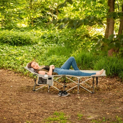 Alpcour XL Camping Cot - Compact Folding Bed For Adults & Kids With Pillow - 500 Lbs Capacity 5 Alpcour XL Camping Cot - Compact Folding Bed For Adults & Kids With Pillow - 500 Lbs Capacity - Image 3