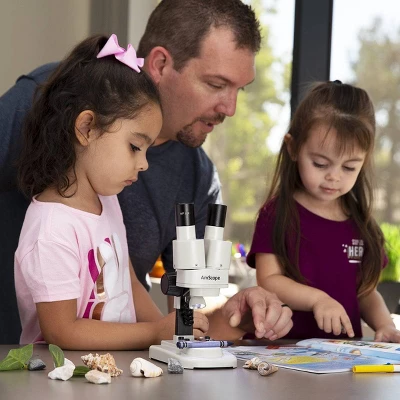 Premium Rock And Mineral Collecting Kit With Kids' 20X Portable Dual-Light Stereo Microscope - AmScope 7 Premium Rock And Mineral Collecting Kit With Kids' 20X Portable Dual-Light Stereo Microscope - AmScope - Image 5