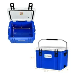 STAKOL 26 Quart Portable Cooler Ice Chest Leak-Proof 20 Cans Ice Box For Camping