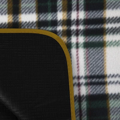 Picnic Time Blanket Tote XL Outdoor Picnic Blanket - English Plaid Brown 7 Picnic Time Blanket Tote XL Outdoor Picnic Blanket - English Plaid Brown - Image 5