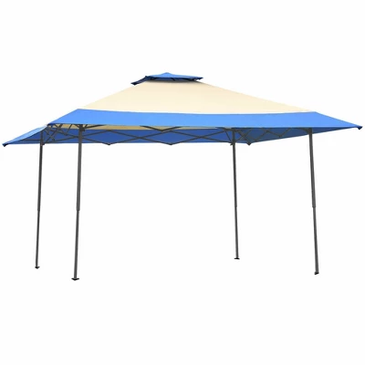 Costway 13'x13' Gazebo Canopy Shelter Awning Tent Patio Garden Outdoor Companion Blue 11 Costway 13'x13' Gazebo Canopy Shelter Awning Tent Patio Garden Outdoor Companion Blue - Image 9
