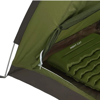 Night Cat Easy Setup Lightweight Waterproof And Windproof Backpacking Tent With Ventilated Design And Carry Bag, 7 X 4 Ft, Single Person, Army Green 3 Night Cat Easy Setup Lightweight Waterproof And Windproof Backpacking Tent With Ventilated Design And Carry Bag, 7 X 4 Ft, Single Person, Army Green