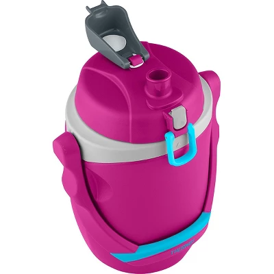 Thermos 64 Oz. Foam Insulated Flip-Up Lid Hydration Water Bottle With Carry Handle 2 Thermos 64 Oz. Foam Insulated Flip-Up Lid Hydration Water Bottle With Carry Handle