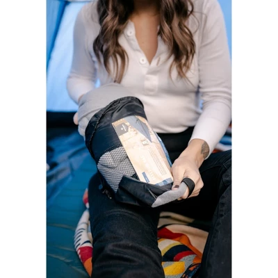 Stansport Rectangular Fleece Sleeping Bag Gray 7 Stansport Rectangular Fleece Sleeping Bag Gray - Image 5