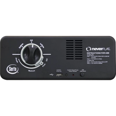 Serta Never Flat Raised Air Mattress With Electric Pump - Double High Queen 3 Serta Never Flat Raised Air Mattress With Electric Pump - Double High Queen