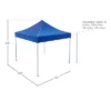 Pop-Up Canopy – Water-Resistant Outdoor Party Tent With Instant Set-Up, Easy Storage, And Portable Carry Bag – 10x10 Sun Shelter By Stalwart (Blue) -OUTSUNNY Shop GUEST 0c682b55 f1e3 4cdd a98a 8ebfe19f0b40