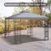 Outsunny 10' X 10' Gazebo Replacement Canopy 2 Tier Top UV Cover Pavilion Garden Patio Outdoor(TOP ONLY) -OUTSUNNY Shop GUEST 0d4e8212 efcd 42a7 83d9 2d28f31f698e