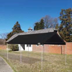 Caravan Canopy Domain 10 X 20 Foot Straight Leg Instant Canopy Roof Top And Carport Shelter Tent Sidewall Set With Zipper Closure, Black -OUTSUNNY Shop GUEST 0d9c5aa4 fd29 47d1 8fc2 7501cc65087b