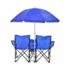 GoTeam Double Folding Camping Chair Set With Shade Umbrella, Cooler, And Carrying Bag For Camping, Beach Lounging, Tailgating, And More, Blue -OUTSUNNY Shop GUEST 0dbdadc7 2f7f 49ea 9df8 5cfa9c2028a3
