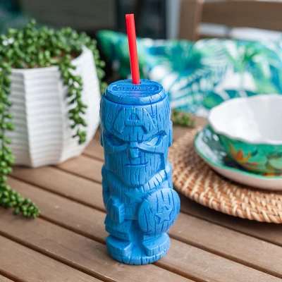 Beeline Creative Geeki Tikis Marvel Captain America Tumbler | Tiki Style Cup | Holds 19 Ounces 7 Beeline Creative Geeki Tikis Marvel Captain America Tumbler | Tiki Style Cup | Holds 19 Ounces - Image 5