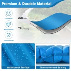 Costway 3 Inch Inflatable Camping Sleeping Pad Waterproof & Comfortable Sleeping Mat Blue/Green 18 Costway 3 Inch Inflatable Camping Sleeping Pad Waterproof & Comfortable Sleeping Mat Blue/Green -OUTSUNNY Shop GUEST 0ec57985 77c3 42ed 9f6a 7b9e16cef69a