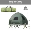 Tangkula 1-Person Folding Camping Tent Cot Portable Pop-Up Tent W/Sleeping Bag & Air Mattress For Outdoor -OUTSUNNY Shop GUEST 0f5a87cf 287f 40f9 b047 7e547452d107
