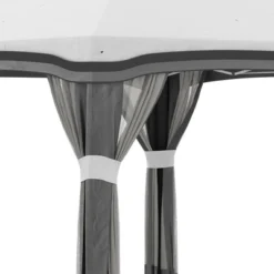 Outsunny 10' X 10' Pop Up Canopy With Nettings, Foldable Party Tent With Wheeled Carry Bag And 4 Sand Bags -OUTSUNNY Shop GUEST 0faf8dbe bbae 4bf9 9f14 805675bd82a7