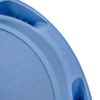 Angeles SpaceLine Kids Toddler Size Portable Nestable Stackable Nap Cots For Home, Daycare, And Preschool, Wedgewood Blue (4 Pack) 5 Angeles SpaceLine Kids Toddler Size Portable Nestable Stackable Nap Cots For Home, Daycare, And Preschool, Wedgewood Blue (4 Pack) - Image 3