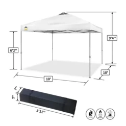 Crown Shades 10 X 10 Foot Instant Pop Up Folding Shade Canopy W/Carry Bag -OUTSUNNY Shop GUEST 0ff9d6d2 8fe5 461d bae7 6767931c46c3