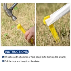 Unique Bargains Tent Stakes Plastic Pegs With Hook For Camping Canopy 7 Unique Bargains Tent Stakes Plastic Pegs With Hook For Camping Canopy -OUTSUNNY Shop GUEST 1095d4a5 63c9 4769 891b 5476ad1b6e51