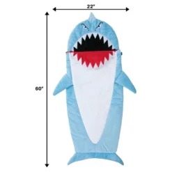 Bixbee Shark Sleeping Bag - Blue -OUTSUNNY Shop GUEST 138f5f40 6dbe 4155 98c3 d7139e9e34c7