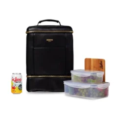 Igloo Luxe Dual Compartment Cooler Backpack - Black -OUTSUNNY Shop GUEST 143cd766 39aa 4ab0 a694 a4ea254ee058