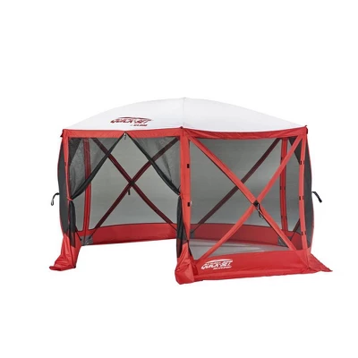 Clam Quick Set Escape Sport Tailgating Shelter Tent + Wind & Sun Panels (3 Pack) 3 Clam Quick Set Escape Sport Tailgating Shelter Tent + Wind & Sun Panels (3 Pack)