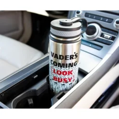 Seven20 Star Wars Stormtroopers "Vader's Coming, Look Busy" Canteen Water Bottle | Holds 18 Ounces -OUTSUNNY Shop GUEST 176989f4 6d57 4643 8075 8db6de2e4ffc