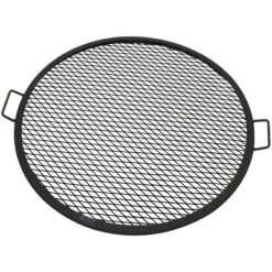 Sunnydaze Decor Sunnydaze Outdoor Camping Or Backyard Heavy-Duty Steel Round X-Marks Fire Pit Cooking Grilling Grate -OUTSUNNY Shop GUEST 18006585 5aa4 4eac bbc4 0e85f35edae4