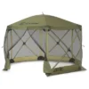 CLAM Quick-Set Escape 12 X 12 Foot Portable Pop-Up Camping Outdoor Gazebo Screen Tent Canopy Shelter And Carry Bag With Wind And Sun Panels Sets, Green -OUTSUNNY Shop GUEST 19064cf8 42d7 4ca2 a1bb 2eb9495cd0b1