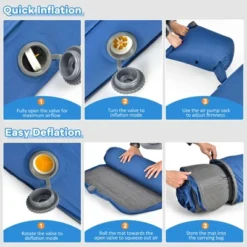 Costway Folding Sleeping Pad, Self Inflating Camping Mattress With Carrying Bag GreenBlue 16 Costway Folding Sleeping Pad, Self Inflating Camping Mattress With Carrying Bag GreenBlue -OUTSUNNY Shop GUEST 191c29f9 e759 4472 8a0a af484cad9784