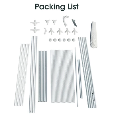 Costway 10'x20' Outdoor Party Wedding Tent Heavy Duty Canopy Pavilion 10 Costway 10'x20' Outdoor Party Wedding Tent Heavy Duty Canopy Pavilion - Image 8