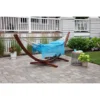 Bahia Crochet Double Hammock - Blue - Sol Living -OUTSUNNY Shop GUEST 1bf041bc 56a0 401c a352 bc0fefb4471b