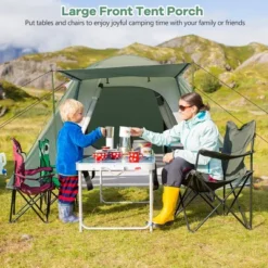 Costway 4-6 Person Camping Tent Waterproof Family Large Double-Layer Tents W/Front Porch -OUTSUNNY Shop GUEST 1c505060 3031 4ca1 9338 2c2b122f90bf