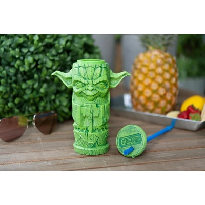 Beeline Creative Geeki Tikis Star Wars Yoda 17oz Plastic Tumbler 6 Beeline Creative Geeki Tikis Star Wars Yoda 17oz Plastic Tumbler - Image 4