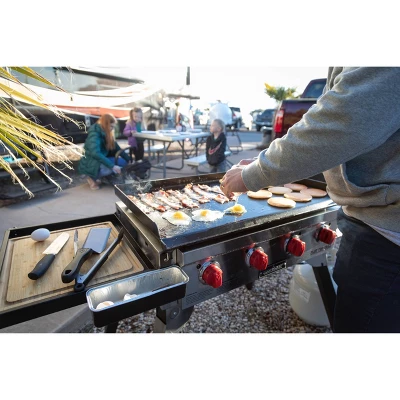 Camp Chef Portable 4 Burner Flat Top Gas Grill FTG600P 16 Camp Chef Portable 4 Burner Flat Top Gas Grill FTG600P - Image 14