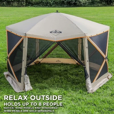 Hike Crew Outdoor Screened Instant Pop Up Gazebo Tent For Camping 7 Hike Crew Outdoor Screened Instant Pop Up Gazebo Tent For Camping - Image 5