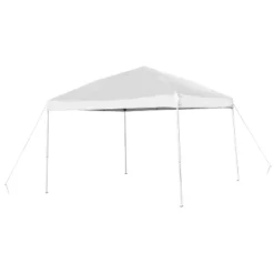 Emma And Oliver 8'x8' Weather Resistant, UV Coated Pop Up Canopy Tent With Reinforced Corners, Height Adjustable Frame And Carry Bag -OUTSUNNY Shop GUEST 1f139f07 e01d 4f7f 90c0 ca238388ba5d