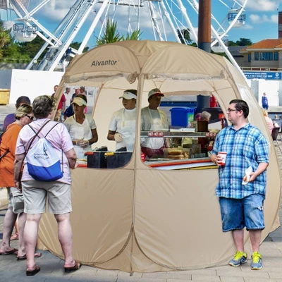 12'x12' Pop Up Portable Vendor Booth Gazebo - Alvantor 10 12'x12' Pop Up Portable Vendor Booth Gazebo - Alvantor - Image 8
