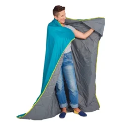 Lightspeed Outdoors Sundown Camp Quilt, Camping Blanket, Teal