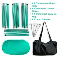 Costway Family Beach Tent Canopy W/ 4 Poles Sandbag Anchors 7'x7' UPF50+ Green 13 Costway Family Beach Tent Canopy W/ 4 Poles Sandbag Anchors 7'x7' UPF50+ Green -OUTSUNNY Shop GUEST 20e47d56 db14 461f bda9 82ca185fbd30