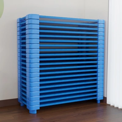 ECR4Kids Stackable Kiddie Cot, Standard Size, Classroom Furniture, Blue, 5-Pack 7 ECR4Kids Stackable Kiddie Cot, Standard Size, Classroom Furniture, Blue, 5-Pack - Image 5