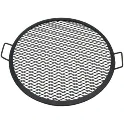 Sunnydaze Decor Sunnydaze Outdoor Camping Or Backyard Heavy-Duty Steel Round X-Marks Fire Pit Cooking Grilling Grate -OUTSUNNY Shop GUEST 21442874 50d1 4132 995f 264a26abf3a9