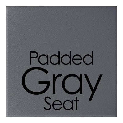 Trademark Home Heavy-Duty 24-Inch Folding Stools With Padded Seats, Gray, Set Of 2 7 Trademark Home Heavy-Duty 24-Inch Folding Stools With Padded Seats, Gray, Set Of 2 - Image 5