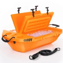 Cuddy Floating Cooler And Dry Storage Vessel - 40QT - Amphibious Hard Shell Design -OUTSUNNY Shop GUEST 224b6203 f895 40c5 8445 9a3a8359e4c0
