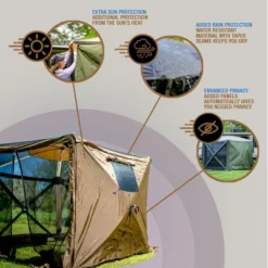 CLAM Quick-Set Screen Hub Tent Wind & Sun Panels, Accessory Only, Green -OUTSUNNY Shop GUEST 22ab4c40 4ea6 4065 95c6 2639152a9587