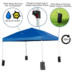 Flash Furniture 10'x10' Pop Up Event Straight Leg Canopy Tent With Sandbags And Wheeled Case 16 Flash Furniture 10'x10' Pop Up Event Straight Leg Canopy Tent With Sandbags And Wheeled Case -OUTSUNNY Shop GUEST 23078d2b b5fe 4088 a843 80045bc7adbf