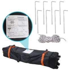 Sunnydaze Decor Sunnydaze Premium Pop-Up Canopy With Rolling Carry Bag -OUTSUNNY Shop GUEST 25a68af8 6b1c 4e25 ba50 015f19b2b317