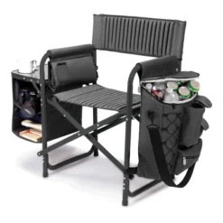 Picnic Time Fusion Chair - Black -OUTSUNNY Shop GUEST 27054090 f1ce 4698 ba01 4749a5351187