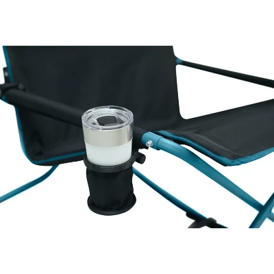 Coleman Cross Rocker Outdoor Portable Chair - Deep Ocean 5 Coleman Cross Rocker Outdoor Portable Chair - Deep Ocean - Image 3